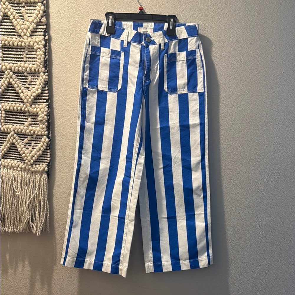 NWOT URBAN OUTFITTERS Blue and White Striped Pants